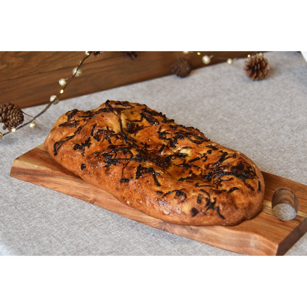 our-famous-focaccia-loaf-with-cheesy-romano-red-pepper-dipping-sauce
